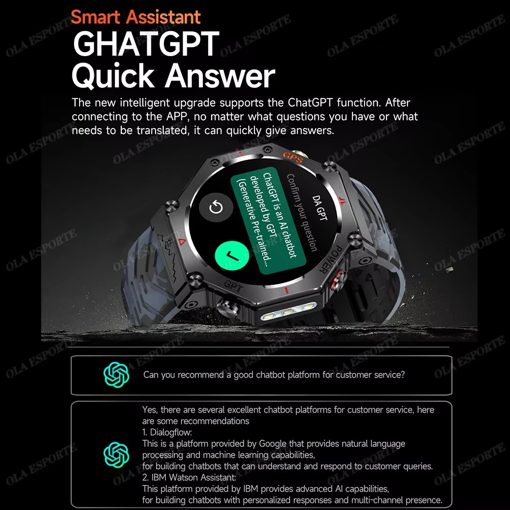 New Swimming Smart Watch for Xiaomi Huawei Watch IP69K Waterproof BT Call GPS Compass Amoled Military Sport Smartwatch Men Women