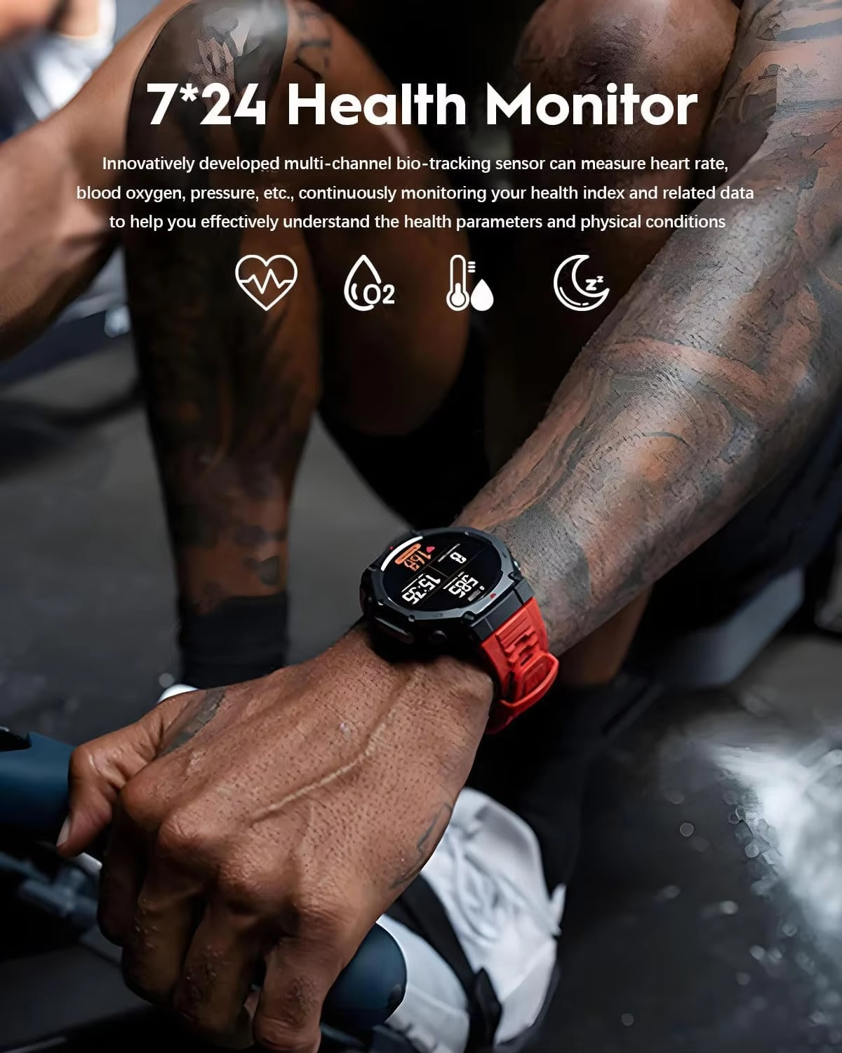 T-Rex 3 Military GPS Men Smartwatch For Xiaomi Samsung 10ATM Waterproof AMOLED Screen Dual-band GNSS 170+ Sports HD Call Watches