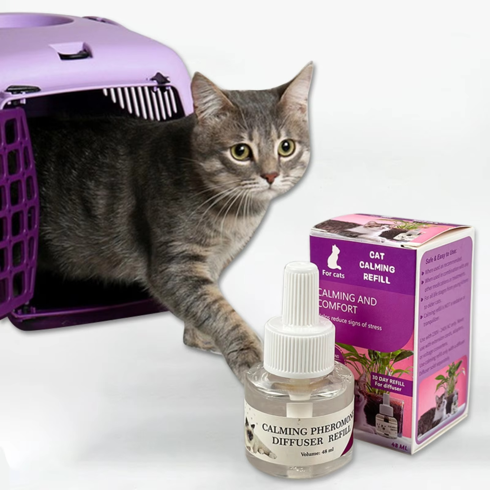 48ML Pheromone Diffuser For Cats Calming Spray For Calm Relaxing Home cat