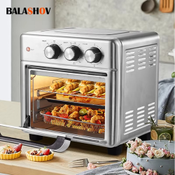 Smart air fryer oven 26L 13L Large Capacity Electric Air Fryers Visible Window Household Kitchen Deep Fryer without Oil EU 220V