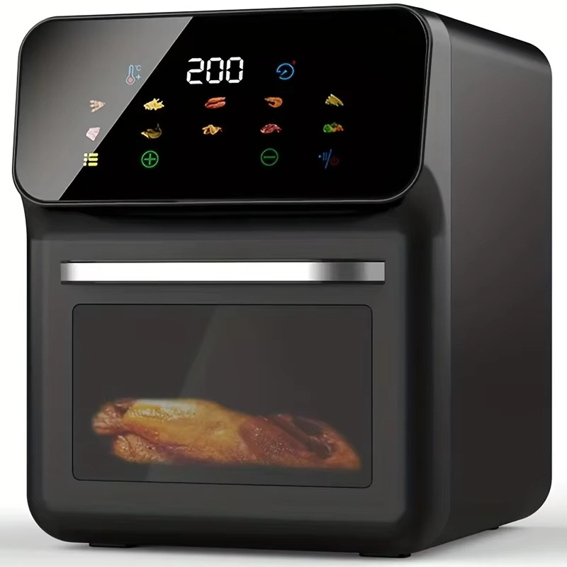 1350W 12L New Intelligent Visual Air Electric Explosion Cooker Intelligent Large Capacity Multifunctional Blast Oven,Two Colors