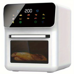 1350W 12L New Intelligent Visual Air Electric Explosion Cooker Intelligent Large Capacity Multifunctional Blast Oven,Two Colors