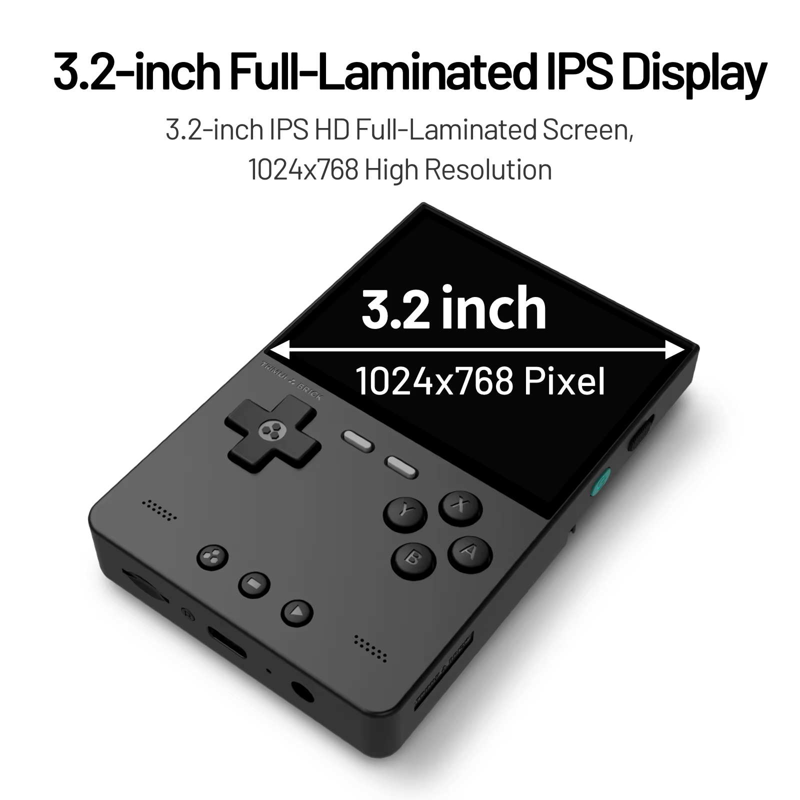 Trimui BRICK Handheld Game Players Consoles 3.2'' IPS Screen Emulator Linux System Portable Retro Video Games Allwinner