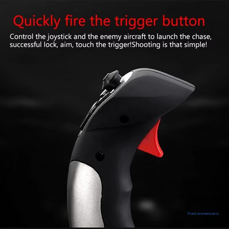 PXN-2113 Flight Joystick Vibration Game Flight Joystick USB Charging Cable Suitable for PC for Windows (2000/XP/7/8/VIST