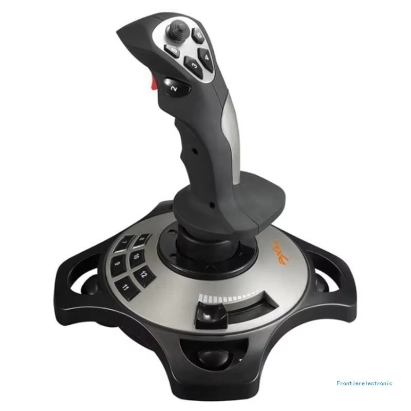 PXN-2113 Flight Joystick Vibration Game Flight Joystick USB Charging Cable Suitable for PC for Windows (2000/XP/7/8/VIST
