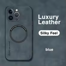 Magsafe Luxury Leather Shockproof Phone Cases for iPhone 16, 15, 14, 13, 12, 11 Pro Max