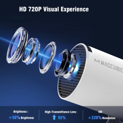 Magcubic Projector HY300 PRO 4K Android 11 Dual Wifi6 290ANSI Allwinner H713 BT5.0 1080P 1280*720P Home Cinema Outdoor Projetor