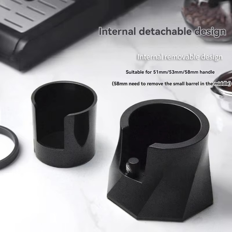 Coffee Tamper Holder For 51/53/58Mm Handle Height-Adjustable Organizer With Non-Slip Bottom For Cafe Shop Restaurant