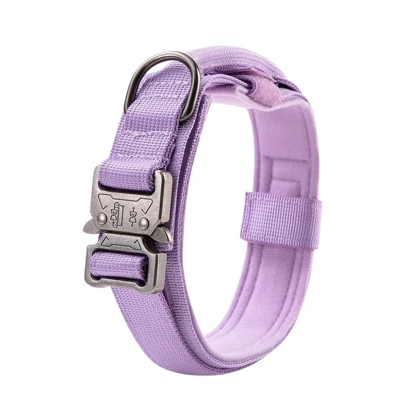 Dog Collar Durable Tactical Leash Set Adjustable Military Pet Collar Leash Medium Large Dog German Shepherd Training Accessories