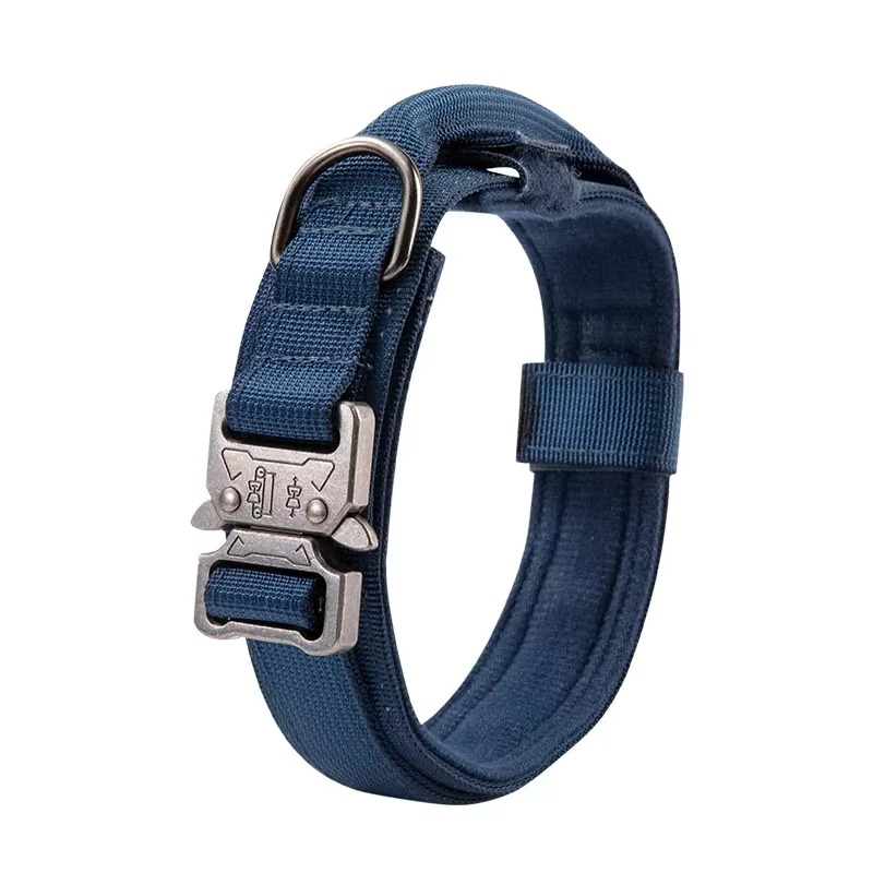 Dog Collar Durable Tactical Leash Set Adjustable Military Pet Collar Leash Medium Large Dog German Shepherd Training Accessories