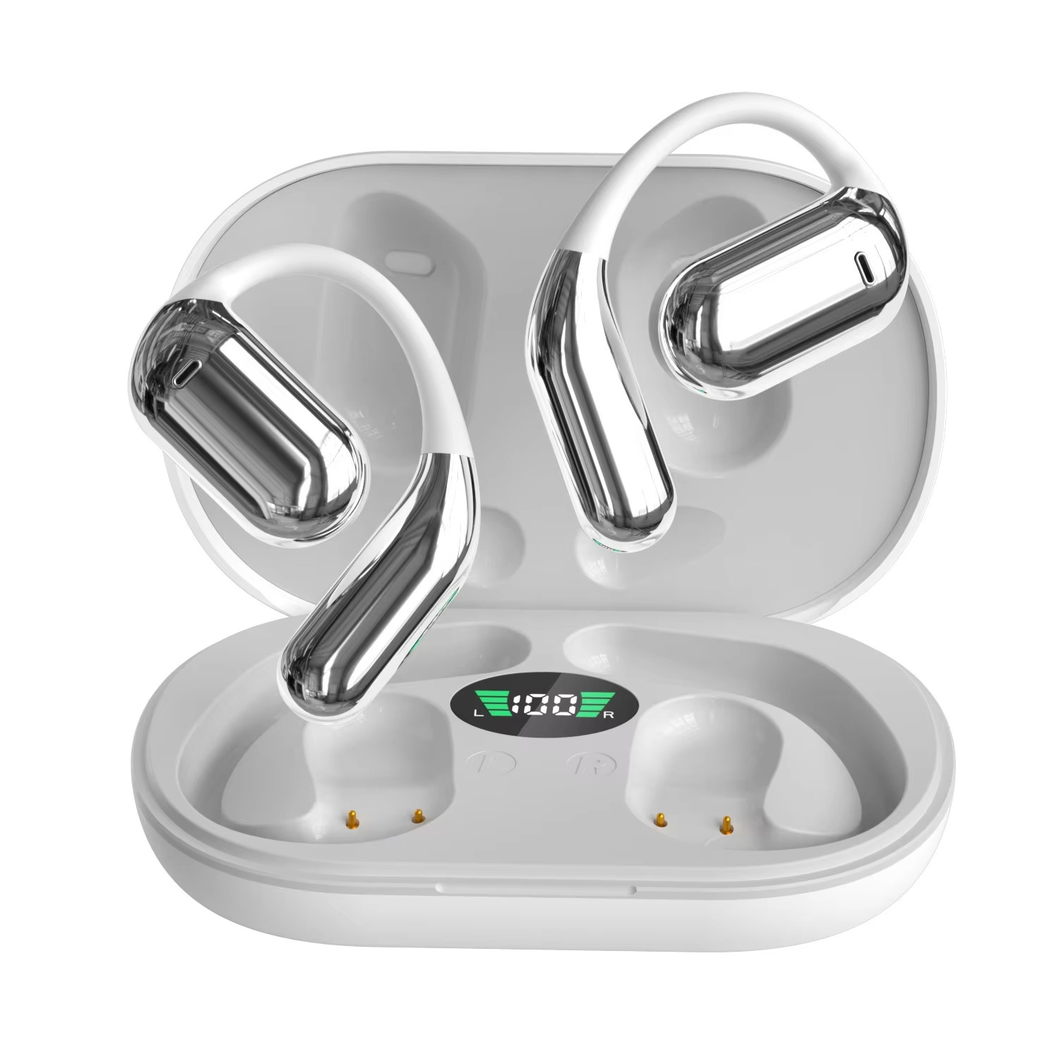 AI Translator Earbuds Pro - 144L Real-Time Speech To Text W/ANC Bluetooth 5.3 for Travel Business Calls Translation Headphones