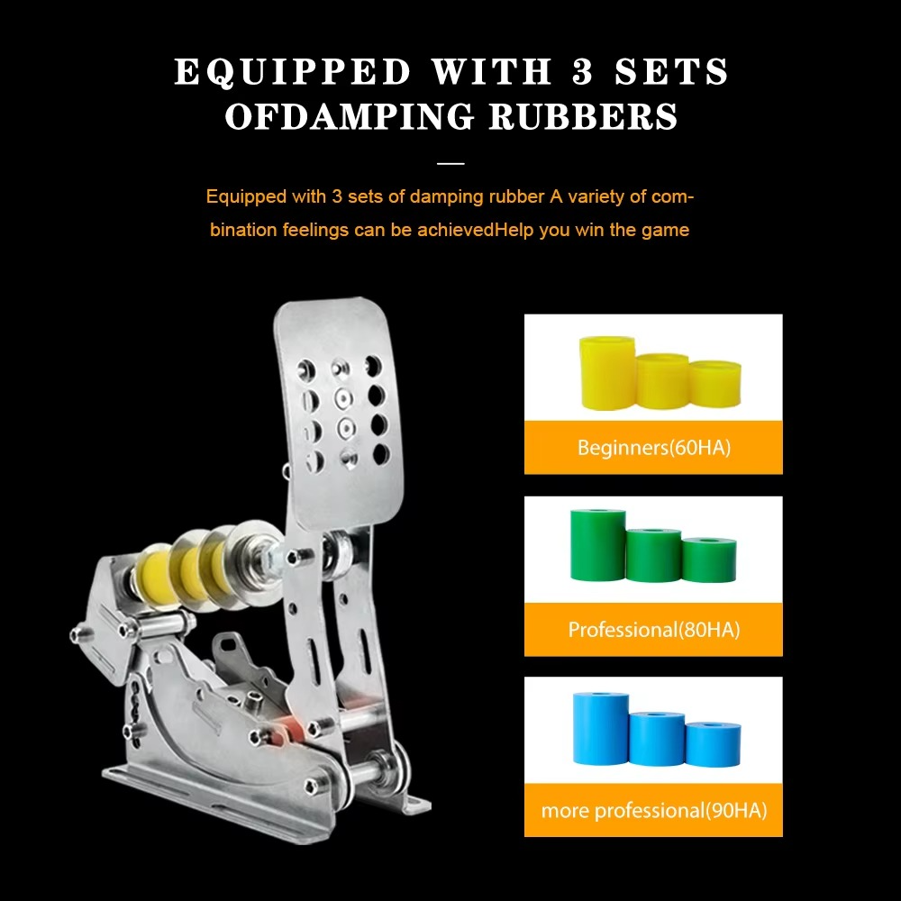 SIMJACK UT Pedals Sim Racing Pedals PC Racing Simulator Pressure Sensor Load Cell HE Hydraulic Pedal