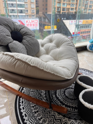 Nordic Rocking Chair, Lounge Chair, Balcony,living Room Home Leisure, Lazy Sofa, Adult Light Luxury Chair, Single Penguin Chair