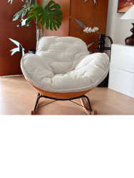 Nordic Rocking Chair, Lounge Chair, Balcony,living Room Home Leisure, Lazy Sofa, Adult Light Luxury Chair, Single Penguin Chair