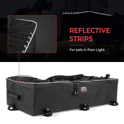 ATV Rear Rack Bag Package Storage Motorcycles Fuel Tank Bag Saddlebag For Yamaha 400 Compatible with Polaris 300 for Can Am
