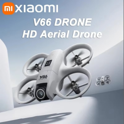 Xiaomi V66 Mini RC Aerial Drone 8K Professinal Wide Angle HD Dual Camera Intelligent Obstacle Avoidance Helicopter Drone Toy