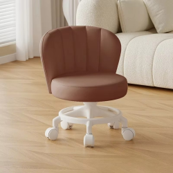 Anti-rollover Cardan Wheel Stool Pulley Low Stool Movable Back Chair Home Artifact Round Bench Pulley Portable Stool