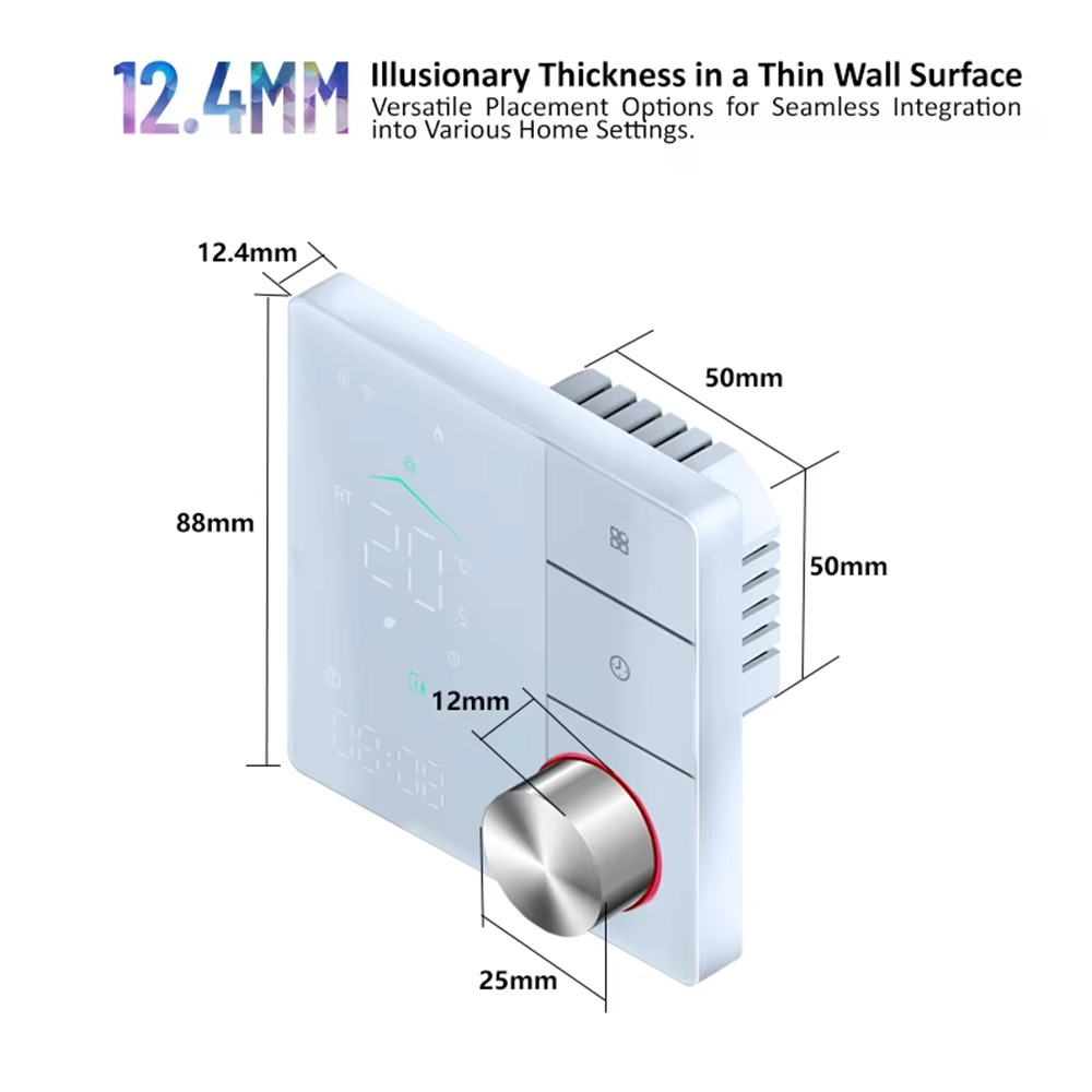 WiFi Smart Home Thermostat Floor Heating Water Gas Boiler Electric Heating Thermostat Programmable Knob Temperature Controller