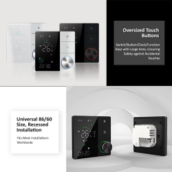 WiFi Smart Home Thermostat Floor Heating Water Gas Boiler Electric Heating Thermostat Programmable Knob Temperature Controller