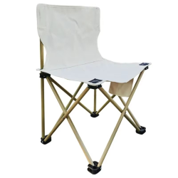 New Metal Folding Chair Outdoor Folding Chair Portable Picnic Moon Chair Camping Camping Gear