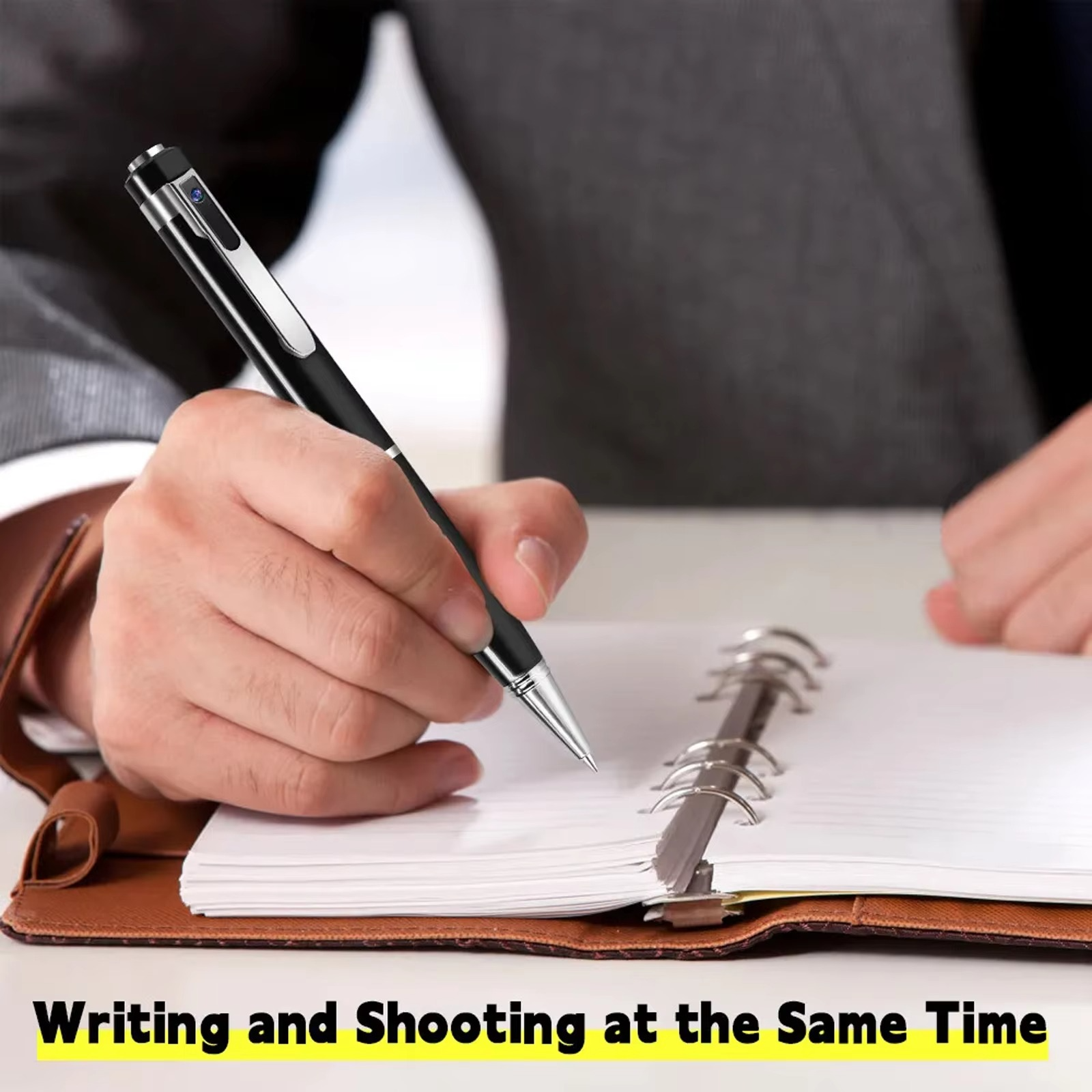 Mini Portable Voice Recorder Pen Video Audio Recording for Meeting Business Built in 32G Card