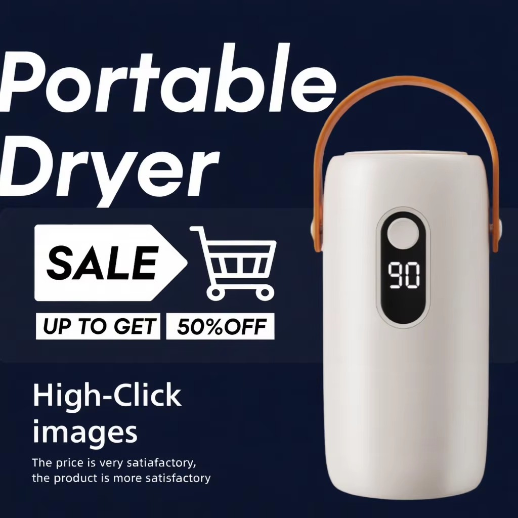 Mini Portable Clothes dryer, Mini Clothing Care Machine Easy To Operate With Timed Shutdown, Convenient To Carry,For Apartments