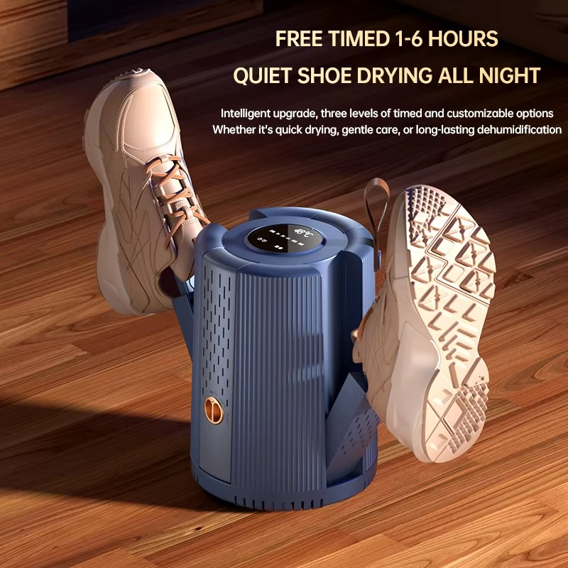 Intelligent Timer Shoe Dryer Household Foldable Shoe Warmer 2 Pairs Shoes Dry Constant Temperature Boot Dryer UV Sterilization