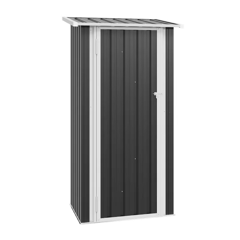 3'x2' Outdoor Metal Storage Shed with Lockable Doors, Durable Steel Tool Shed for Garden, Patio, Backyard, and Lawn - Waterproof