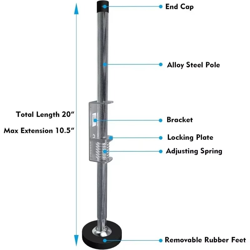 Ladder Leveler Pair,Ladder Accessories Tools Working on Stairs, Adjustable Ladder Leveler for Stable Platform and Ground Level