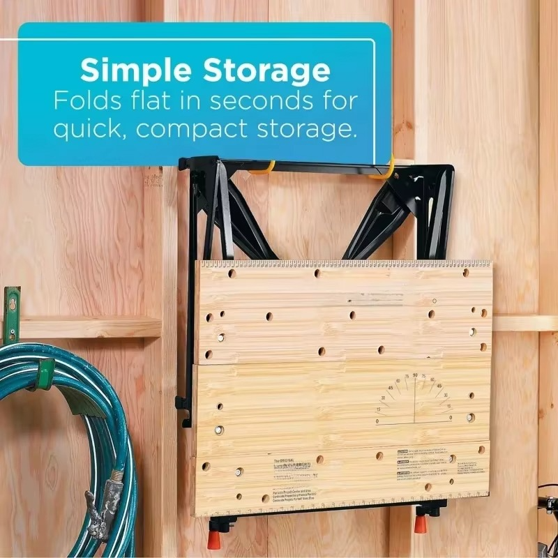 Portable Workbench, Workmate Folding Workbench, 550 lb. Capacity with Clamps for Woodworking (WM425-A)