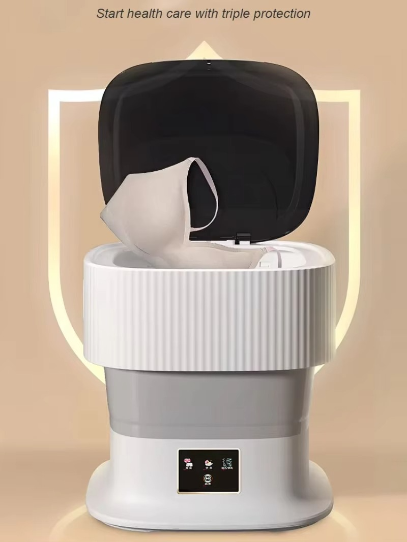 Large capacity folding washing machine special for baby underwear mini sock washing machine
