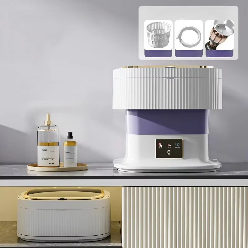 Large capacity folding washing machine special for baby underwear mini sock washing machine