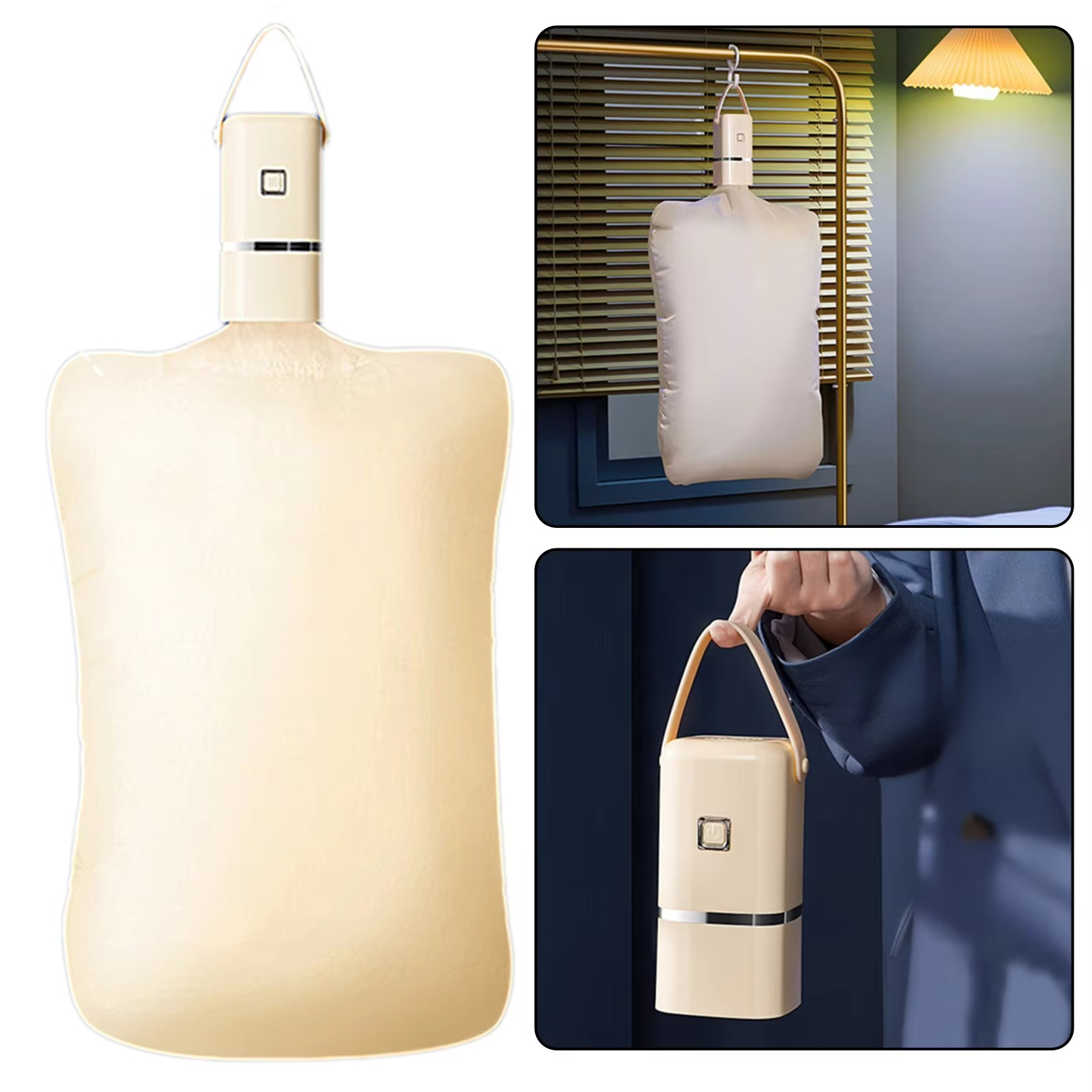 Portable Clothes Dryer Mini Foldable Dryer for Apartment RV Travel Multifunctional Electric Clothes Drying Machine for T Shirt