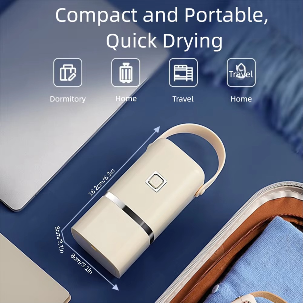 Portable Clothes Dryer Mini Foldable Dryer for Apartment RV Travel Multifunctional Electric Clothes Drying Machine for T Shirt