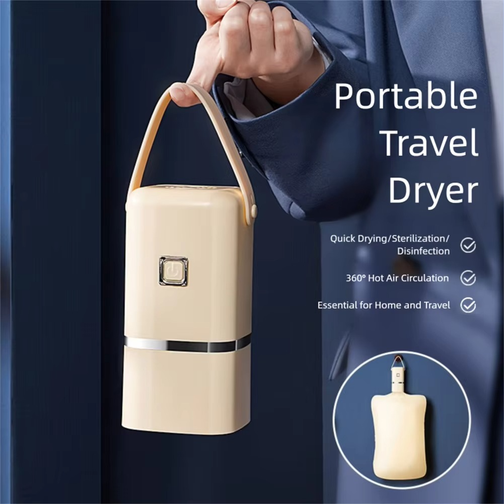 Portable Clothes Dryer Mini Foldable Dryer for Apartment RV Travel Multifunctional Electric Clothes Drying Machine for T Shirt