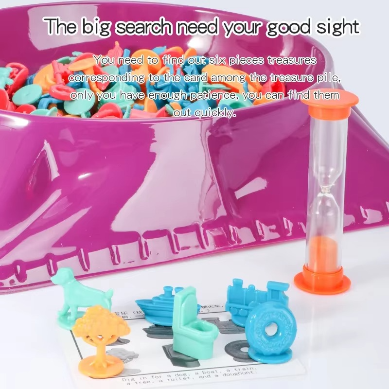 2025 Treasure Hunting Toys Training Logical Thinking Parent-child Early Education Family Party Board Game