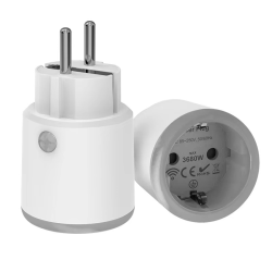 TUYA WIFI EU plug Intelligent Remote Control 16A 3680W With Power Monitor Timing Smart Home Wireless Socket