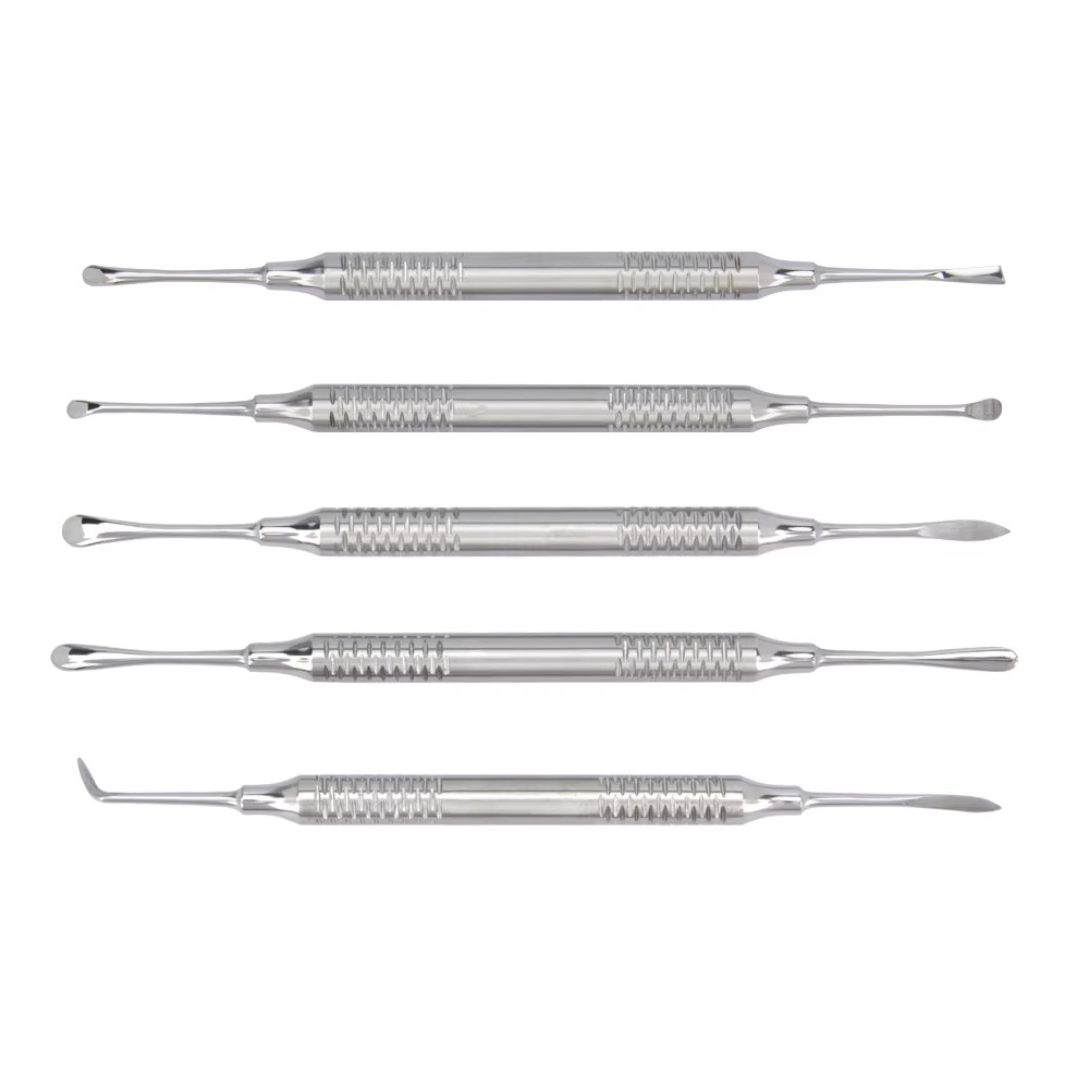10pcs Dental Instrument Periosteal Separator Implant Membrane Stripper Gingival Exfoliation Scaler Dentist Surgery Tools