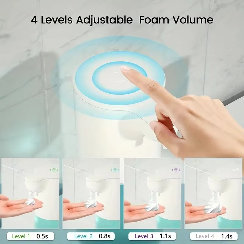 350/600ML Automatic Inductive Soap Dispenser Foam Washing Bathroom Hand Machine Soap Dispenser Alcohol Spray Dispenser Washing