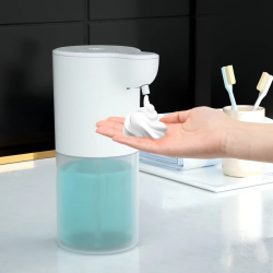350ML Touchless Automatic Soap Foam Dispenser USB Rechargeable Foam Hand Washer Machine Bathroom Infrared Sensor Soap Dispenser