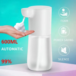350ML Touchless Automatic Soap Foam Dispenser USB Rechargeable Foam Hand Washer Machine Bathroom Infrared Sensor Soap Dispenser