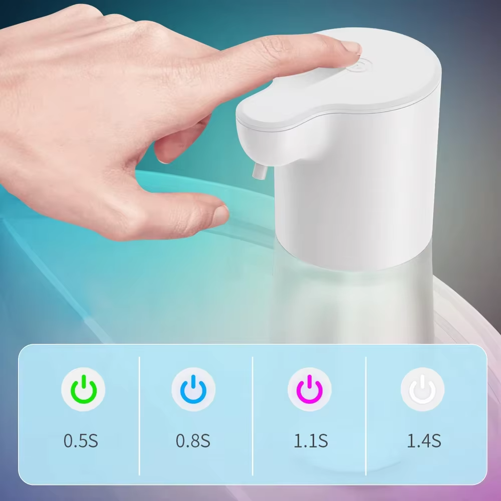 350ML Touchless Automatic Soap Foam Dispenser USB Rechargeable Foam Hand Washer Machine Bathroom Infrared Sensor Soap Dispenser