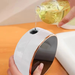1Pcs Automatic Soap Dispenser Touchless Foam Soap Dispenser USB Rechargeable Electric Foam/Gel Dispenser for Bathroom and Toilet