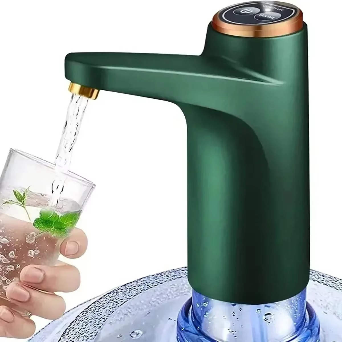 Rechargeable USB Electric Water Pump for Bottled Water,Automatic Water Dispenser with Intelligent Suction forDormitory Use