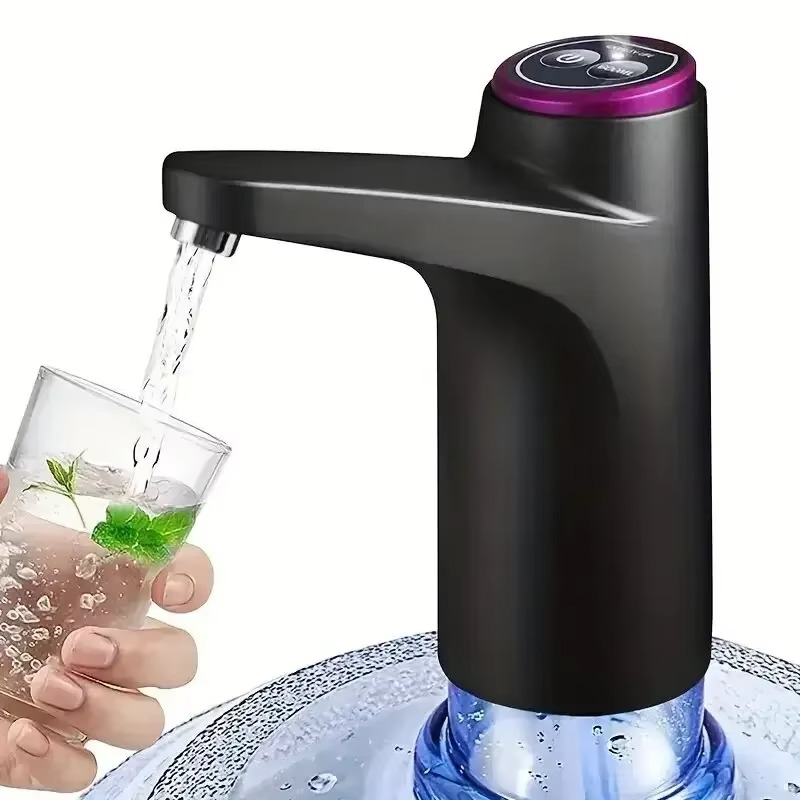 Rechargeable USB Electric Water Pump for Bottled Water,Automatic Water Dispenser with Intelligent Suction forDormitory Use
