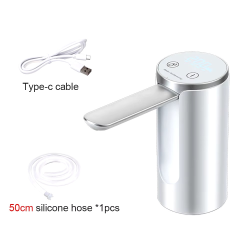 Electric Water Gallon Bottle Pump Automatic Water Dispenser Pump 19 Liters Foldable Desktop Water Bottle Pump H3 Rechargeable