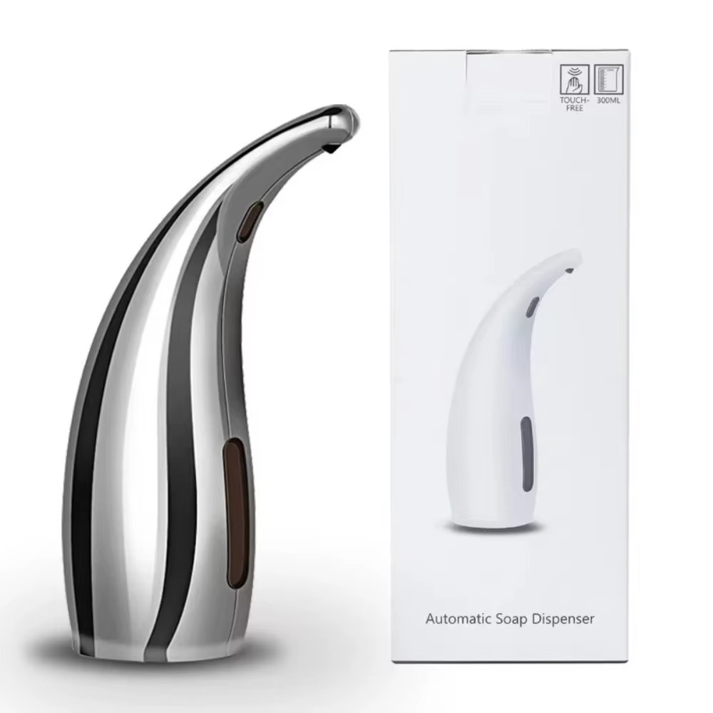 Hand Wash Dispenser Soap Dispenser 1PC Auto Sensor Touchless Intelligent 300ML Dishwashing Liquid Shampoo Tabletop