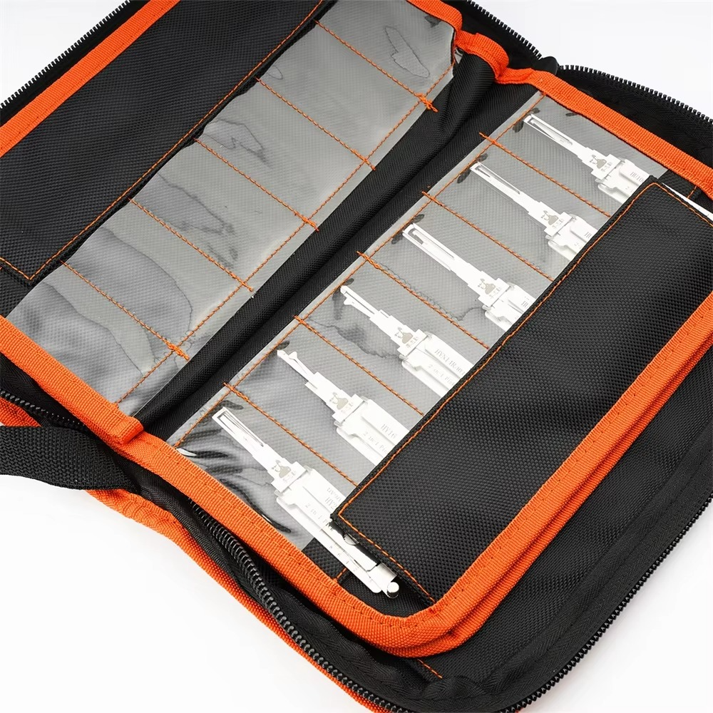 50PCS Lishi 2 in 1 Tool Bag Portable Durable Storage Package Locksmith Tools BAG For Lishi Tools and KD/VVDI Car Key Blade