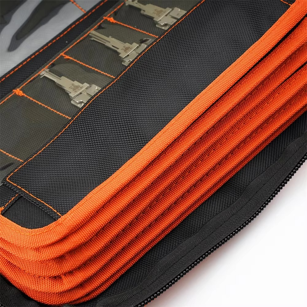 50PCS Lishi 2 in 1 Tool Bag Portable Durable Storage Package Locksmith Tools BAG For Lishi Tools and KD/VVDI Car Key Blade