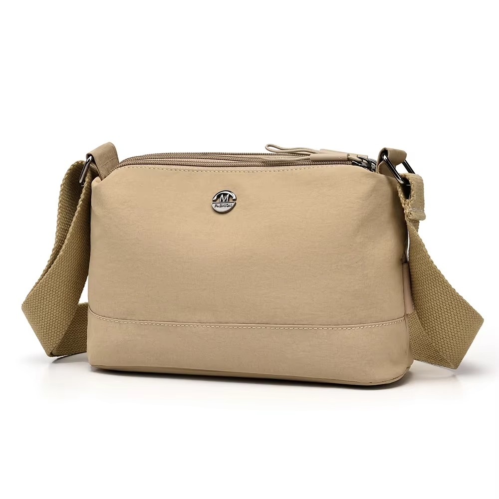 Women Waterproof Crossbody Bag Large Capacity Shoulder Bag Lightweight Anti-theft Purse with Pillow Pad Travel Casual Handbag